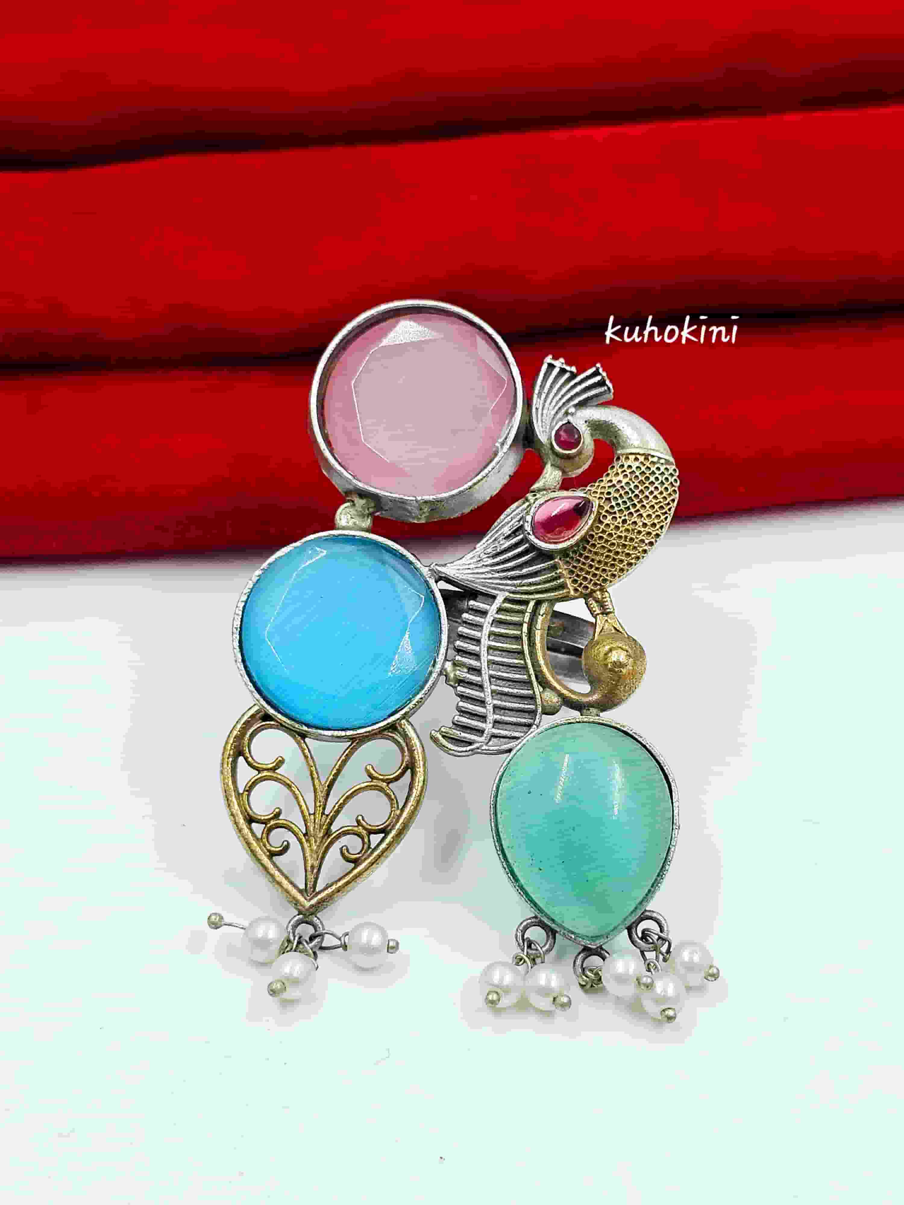 Majestic SLA Monalisa Peacock Ring