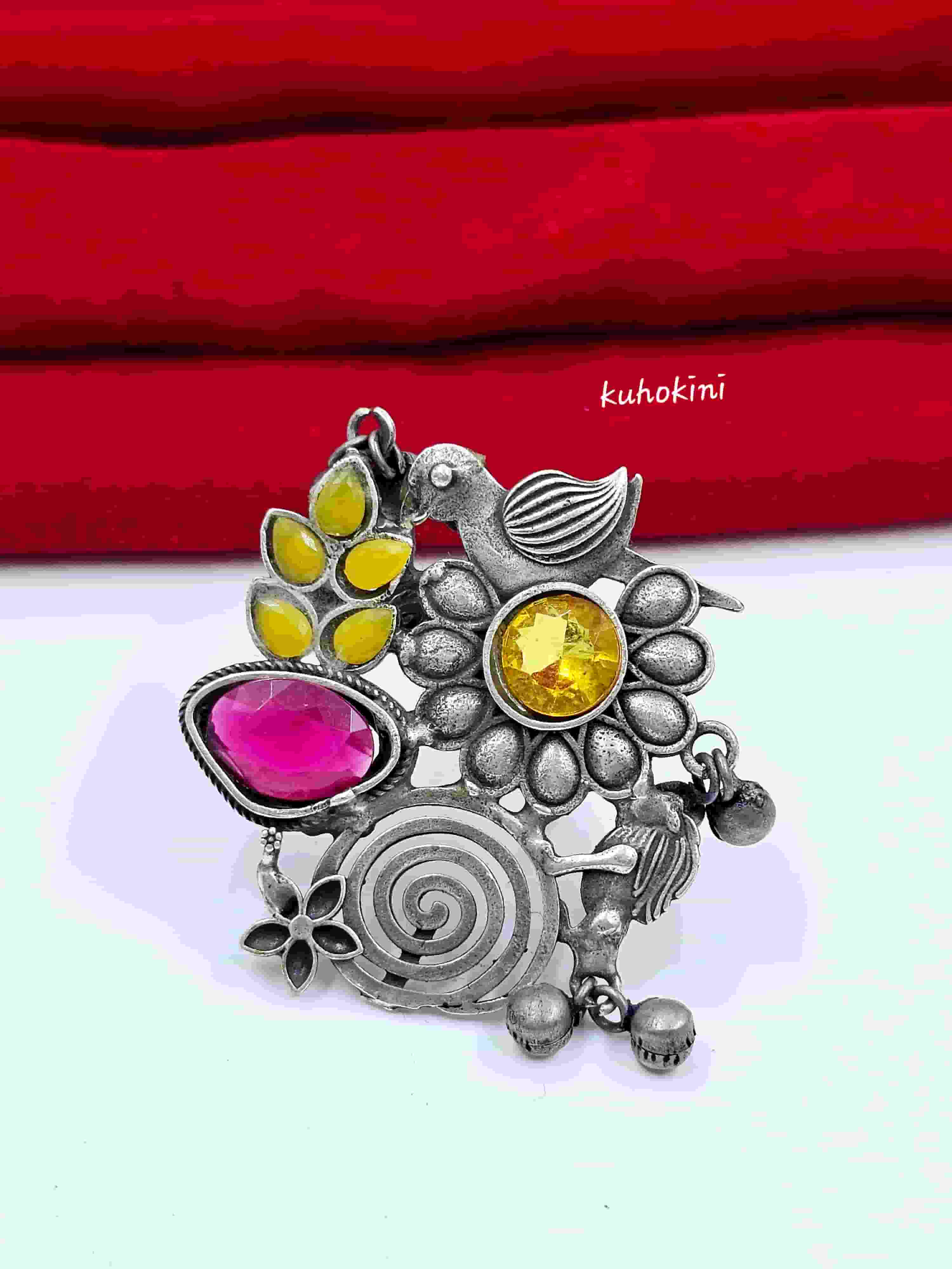 Whimsical Garden Adjustable SLA Ring