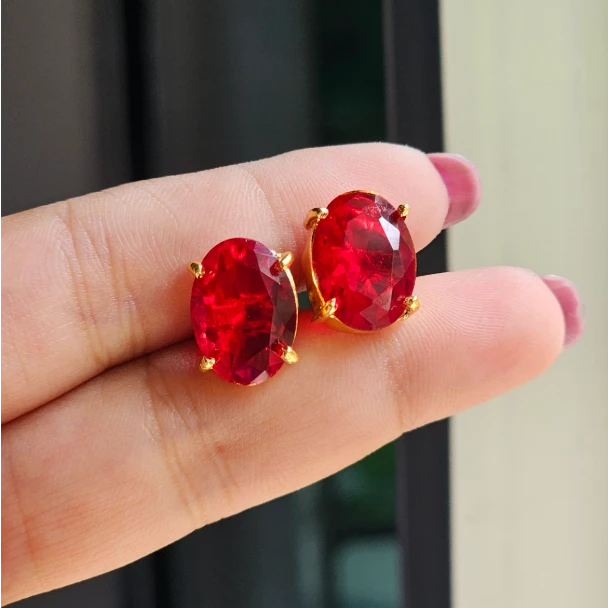 HYDRO GLASS STONE DROP STUD